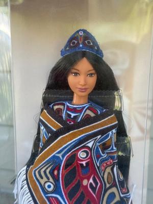 LOT 131P: NRFB Mattel Collector Edition Native American Barbie Dolls: 1996 Dolls of the World Arctic Barbie (16495), 1997 4th Edition...