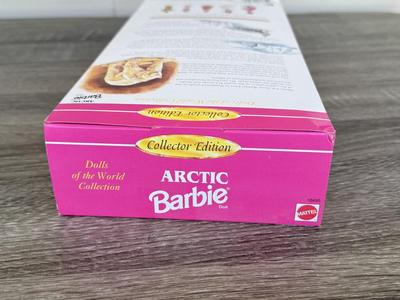 LOT 131P: NRFB Mattel Collector Edition Native American Barbie Dolls: 1996 Dolls of the World Arctic Barbie (16495), 1997 4th Edition...