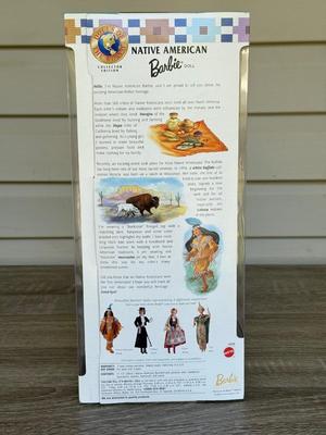 LOT 131P: NRFB Mattel Collector Edition Native American Barbie Dolls: 1996 Dolls of the World Arctic Barbie (16495), 1997 4th Edition...