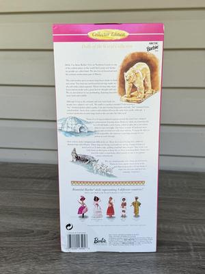 LOT 131P: NRFB Mattel Collector Edition Native American Barbie Dolls: 1996 Dolls of the World Arctic Barbie (16495), 1997 4th Edition...