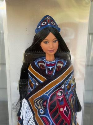LOT 131P: NRFB Mattel Collector Edition Native American Barbie Dolls: 1996 Dolls of the World Arctic Barbie (16495), 1997 4th Edition...