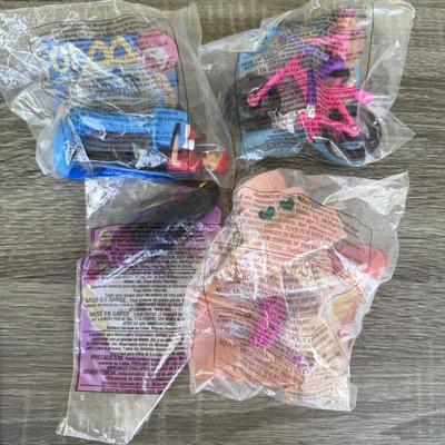 LOT 132P: 1990s & 2000s McDonald's Mattel Barbie Toys (some in package)