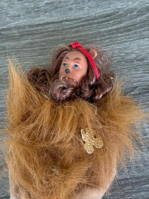 LOT 134P: 2000 Mattel Barbie Wizard of Oz Character Tolls: Tin Man, Scarecrow, Cowardly Lion, Mayor of Munchkinland & Munchkin