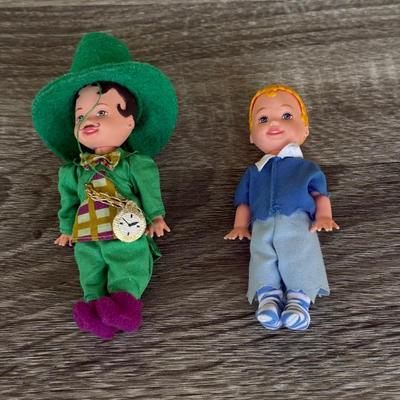 LOT 134P: 2000 Mattel Barbie Wizard of Oz Character Tolls: Tin Man, Scarecrow, Cowardly Lion, Mayor of Munchkinland & Munchkin