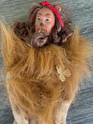 LOT 134P: 2000 Mattel Barbie Wizard of Oz Character Tolls: Tin Man, Scarecrow, Cowardly Lion, Mayor of Munchkinland & Munchkin