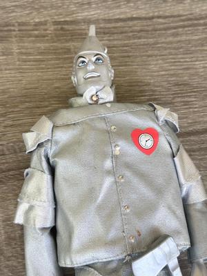 LOT 134P: 2000 Mattel Barbie Wizard of Oz Character Tolls: Tin Man, Scarecrow, Cowardly Lion, Mayor of Munchkinland & Munchkin