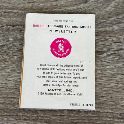 LOT 137P: 1963 Mattel Whitman Publishing Barbie, Ken & Midge Paper Dolls, 1961 Barbie & Ken Mini Magazine & Magazines ft. Barbie