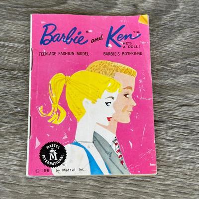 LOT 137P: 1963 Mattel Whitman Publishing Barbie, Ken & Midge Paper Dolls, 1961 Barbie & Ken Mini Magazine & Magazines ft. Barbie