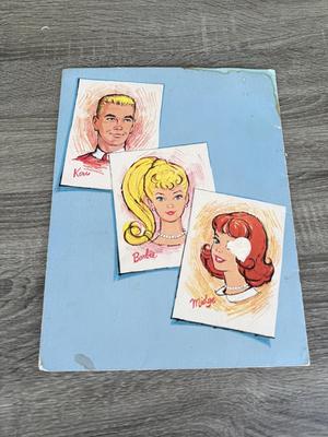 LOT 137P: 1963 Mattel Whitman Publishing Barbie, Ken & Midge Paper Dolls, 1961 Barbie & Ken Mini Magazine & Magazines ft. Barbie