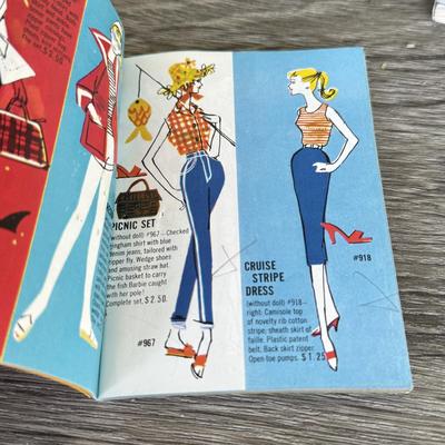 LOT 137P: 1963 Mattel Whitman Publishing Barbie, Ken & Midge Paper Dolls, 1961 Barbie & Ken Mini Magazine & Magazines ft. Barbie