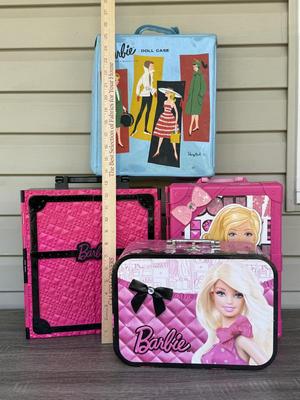 LOT 138P: Vintage & Contemporary Mattel Barbie Closets and Trunks