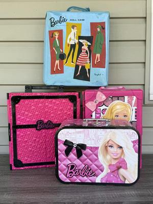 LOT 138P: Vintage & Contemporary Mattel Barbie Closets and Trunks