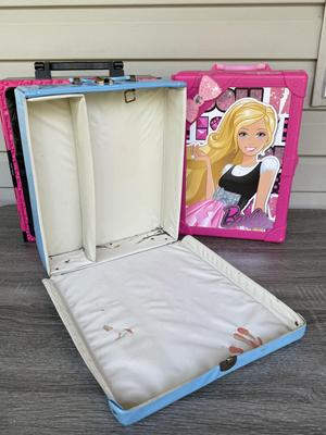 LOT 138P: Vintage & Contemporary Mattel Barbie Closets and Trunks