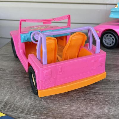 LOT 139P: Mattel Barbie Jeeps & Convertibles