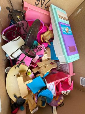 LOT 141P: 1:6 Scale Barbie & More Furniture and Accessories