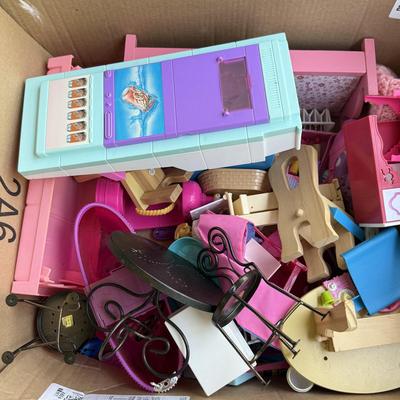 LOT 141P: 1:6 Scale Barbie & More Furniture and Accessories