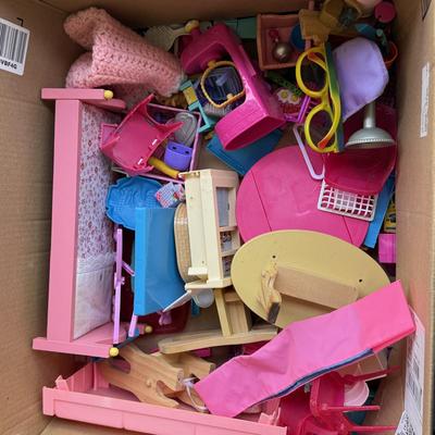 LOT 141P: 1:6 Scale Barbie & More Furniture and Accessories