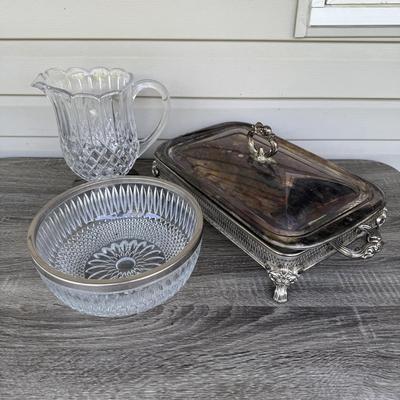 LOT 147D: Vintage Silver Plate & Glass Collection