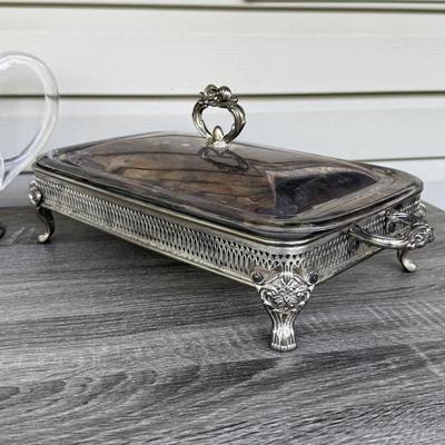 LOT 147D: Vintage Silver Plate & Glass Collection