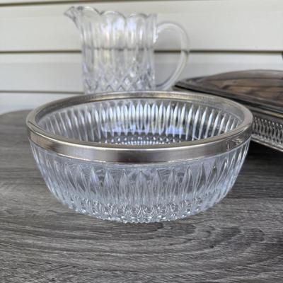 LOT 147D: Vintage Silver Plate & Glass Collection
