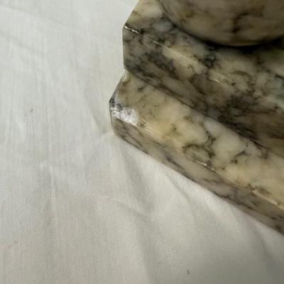 Marble Bookends with Three ‘Modern Library’ Books (B1-HS)