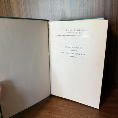 Marble Bookends with Three ‘Modern Library’ Books (B1-HS)