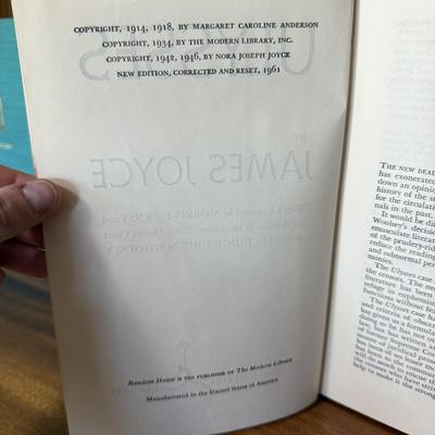 Marble Bookends with Three ‘Modern Library’ Books (B1-HS)