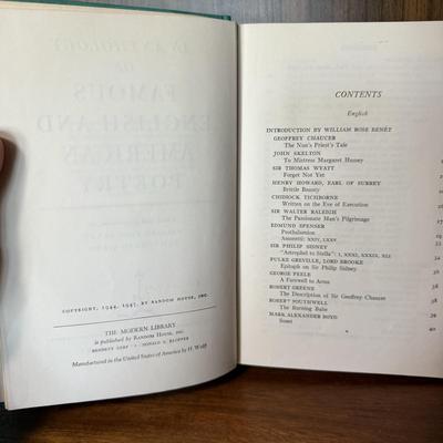 Marble Bookends with Three ‘Modern Library’ Books (B1-HS)