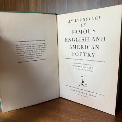 Marble Bookends with Three ‘Modern Library’ Books (B1-HS)