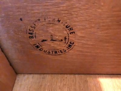 Lot #121 Mid Century Modern Bassett Furniture Co. Chest of Drawers