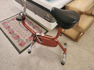 Lot #135 The Original Peleton!!!! 1960's BH Exercise Bike - made in Spain - works