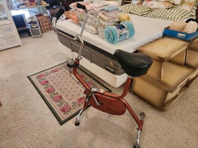 Lot #135 The Original Peleton!!!! 1960's BH Exercise Bike - made in Spain - works