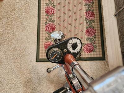 Lot #135 The Original Peleton!!!! 1960's BH Exercise Bike - made in Spain - works