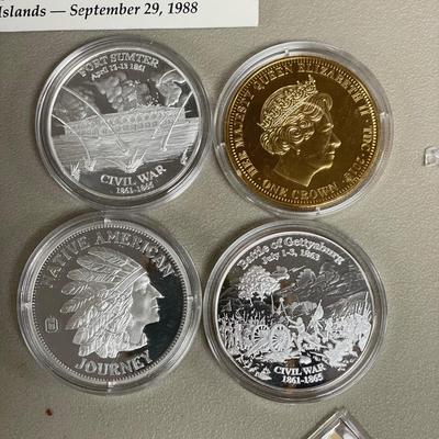 Statue of Liberty, 9/11, Elvis, and Many More Commemorative Coins and Tokens (ST-SS