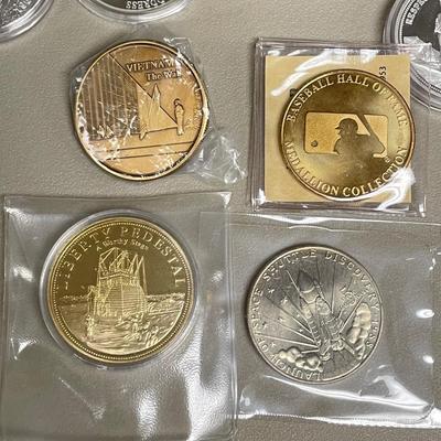 Statue of Liberty, 9/11, Elvis, and Many More Commemorative Coins and Tokens (ST-SS