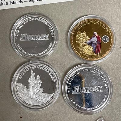 Statue of Liberty, 9/11, Elvis, and Many More Commemorative Coins and Tokens (ST-SS