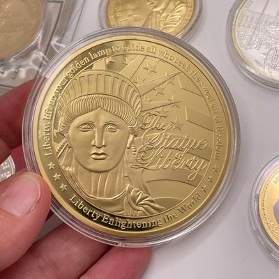 Statue of Liberty, 9/11, Elvis, and Many More Commemorative Coins and Tokens (ST-SS