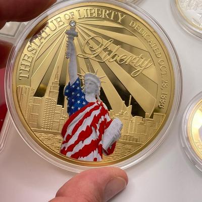 Statue of Liberty, 9/11, Elvis, and Many More Commemorative Coins and Tokens (ST-SS