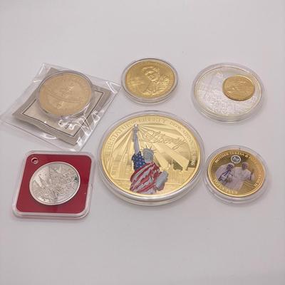 Statue of Liberty, 9/11, Elvis, and Many More Commemorative Coins and Tokens (ST-SS
