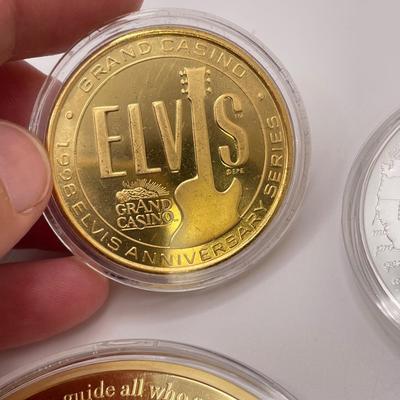 Statue of Liberty, 9/11, Elvis, and Many More Commemorative Coins and Tokens (ST-SS