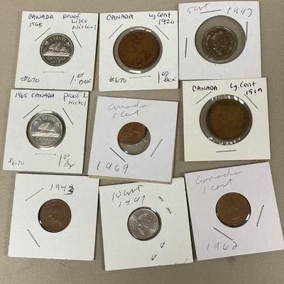 Canadian Coins Dating Back to 1850s (ST-SS)