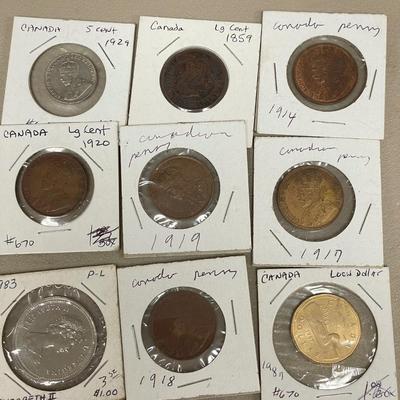 Canadian Coins Dating Back to 1850s (ST-SS)