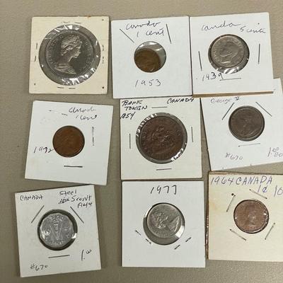 Canadian Coins Dating Back to 1850s (ST-SS)