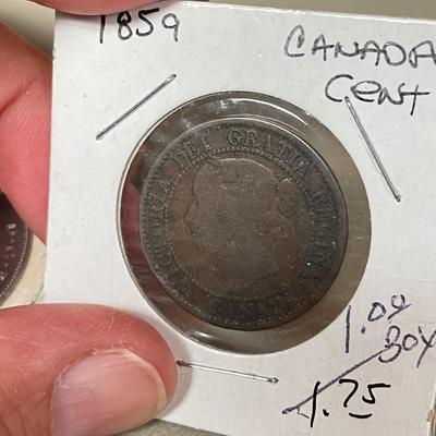 Canadian Coins Dating Back to 1850s (ST-SS)