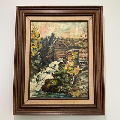 L831 Lot of Two Original Oil Paintings