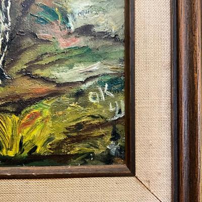L831 Lot of Two Original Oil Paintings
