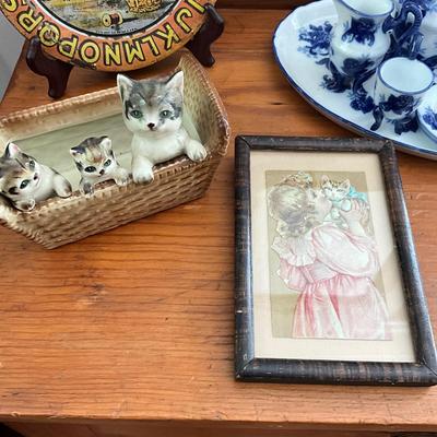 L840 Antique Victorian Childs Kitten Collection