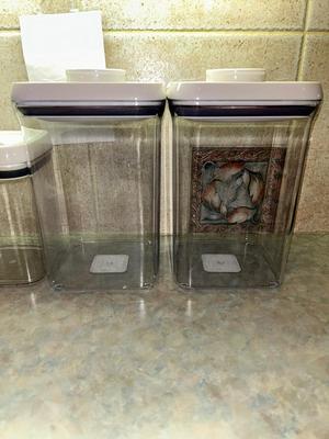 BETTER HOMES AND GARDENS POLY CANISTER CONTAINERS