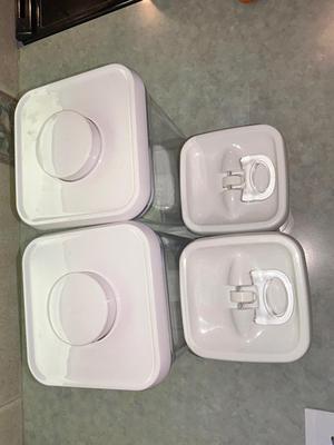 BETTER HOMES AND GARDENS POLY CANISTER CONTAINERS