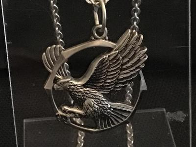 Artisan Vintage Bird of Prey Necklace